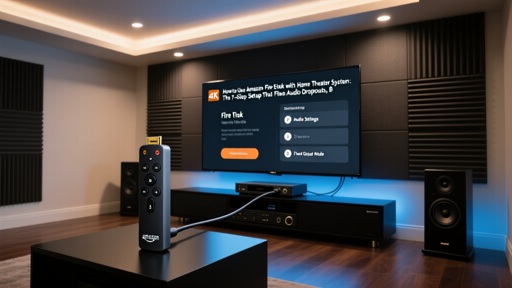 How to Use Amazon Fire Stick with Home Theater System: The 7-Step Setup That Fixes Audio Dropouts, Black Screens, and Missing Dolby Atmos (No Tech Degree Required)