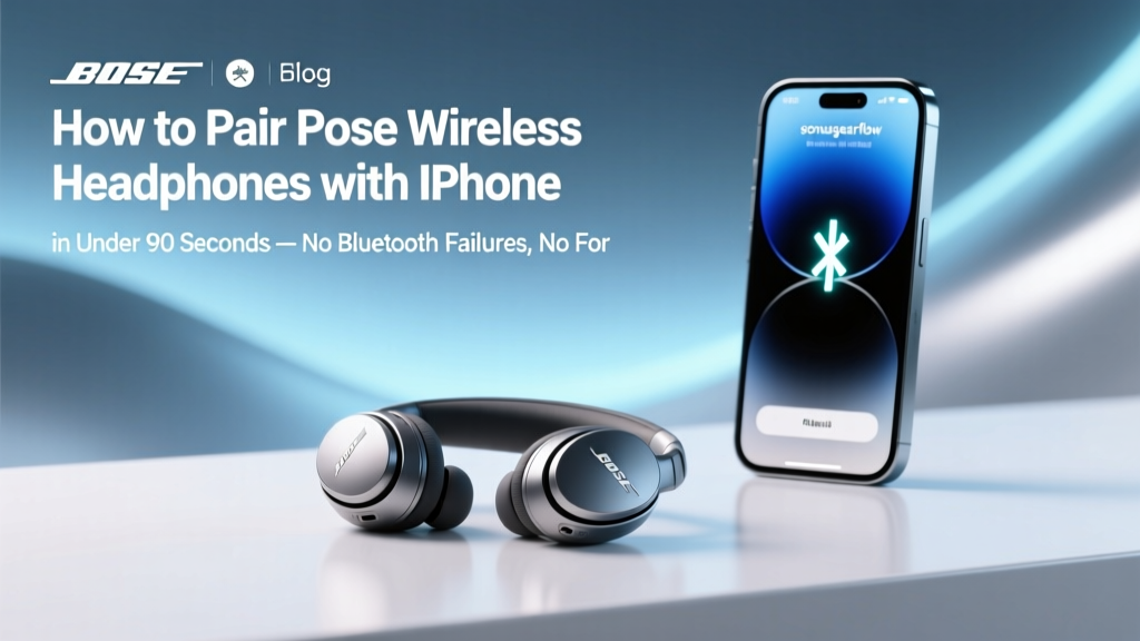 How to Pair Bose Wireless Headphones with iPhone in Under 90 Seconds — No Bluetooth Failures, No Forgotten Steps, Just Instant Connection (Even If You’ve Tried 3 Times Already)