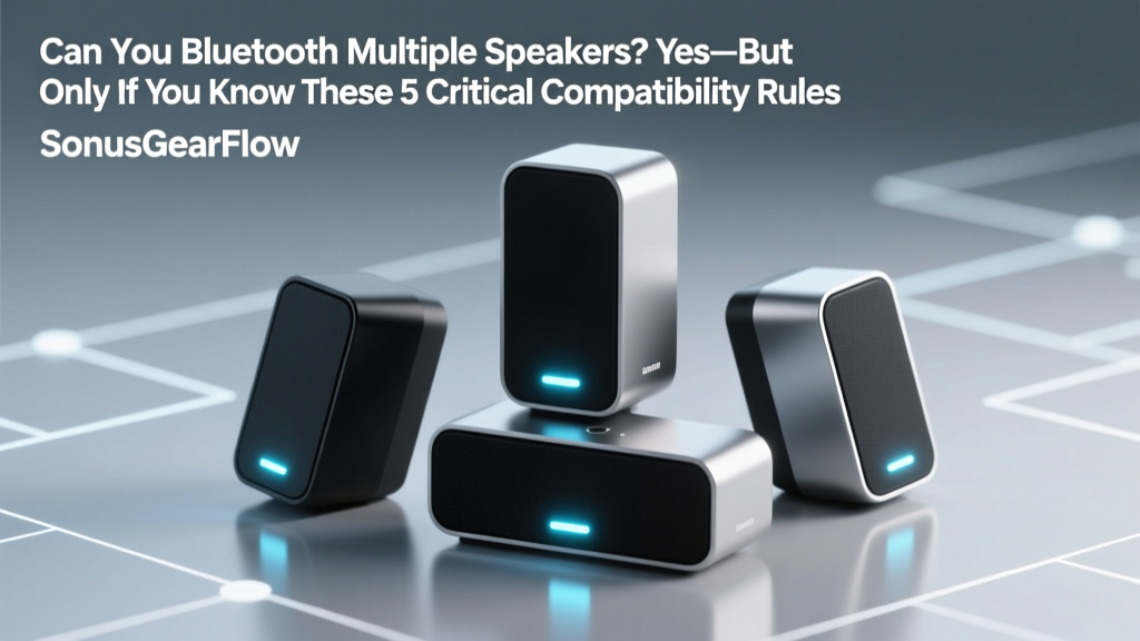Can You Bluetooth Multiple Speakers? Yes—But Only If You Know These 5 Critical Compatibility Rules (Most Users Get #3 Wrong)
