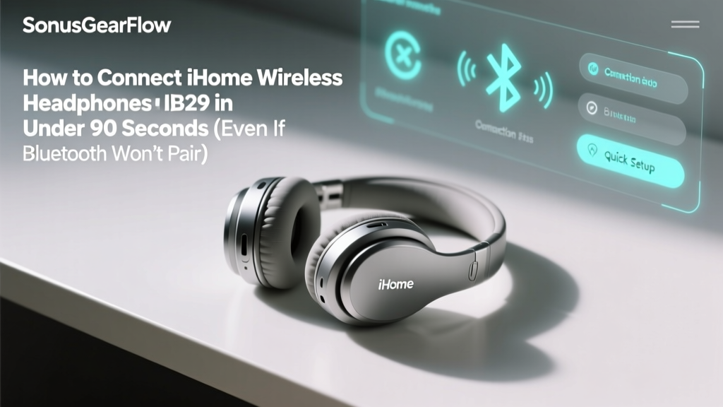 How to Connect iHome Wireless Headphones IB29 in Under 90 Seconds (Even If Bluetooth Won’t Pair, Your Phone Isn’t Detecting Them, or You’re Getting ‘Device Not Found’ Errors)