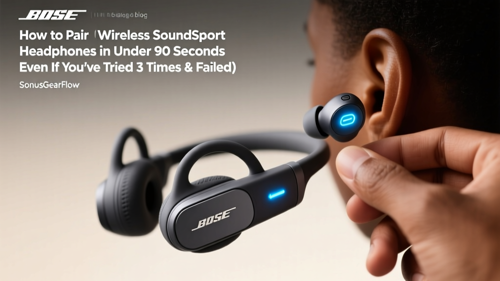 How to Pair Bose Wireless SoundSport Headphones in Under 90 Seconds (Even If You’ve Tried 3 Times & Failed — Here’s the Exact Button Combo That Resets the Bluetooth Stack)