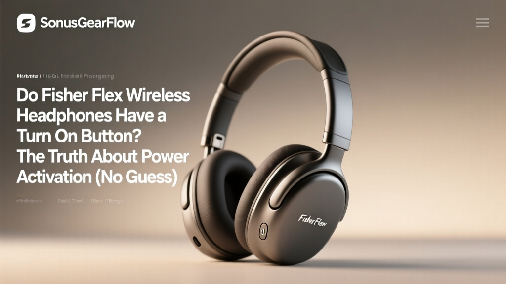 Do Fisher Flex Wireless Headphones Have a Turn On Button? The Truth About Power Activation (No Guesswork, No Manual Digging — Just Clear, Verified Answers)