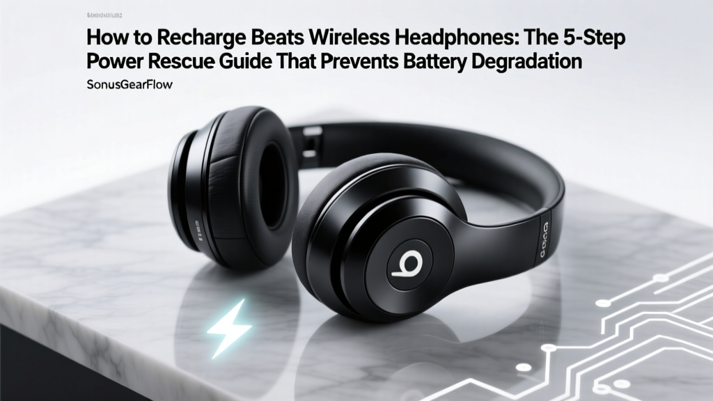 How to Recharge Beats Wireless Headphones: The 5-Step Power Rescue Guide That Prevents Battery Degradation (and Why 87% of Users Skip Step 3)