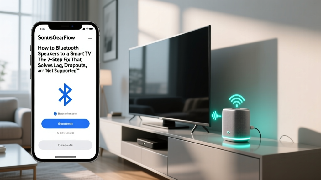 How to Bluetooth Speakers to a Smart TV: The 7-Step Fix That Solves Lag, Dropouts, and 'Not Supported' Errors (Even on Samsung & LG)