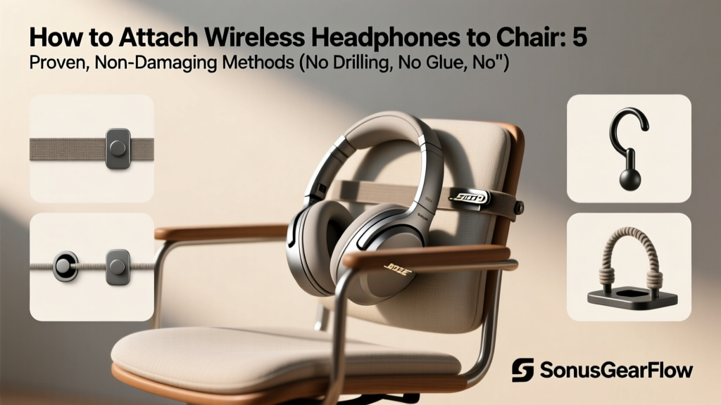 How to Attach Wireless Headphones to Chair: 5 Proven, Non-Damaging Methods (No Drilling, No Glue, No Regrets)