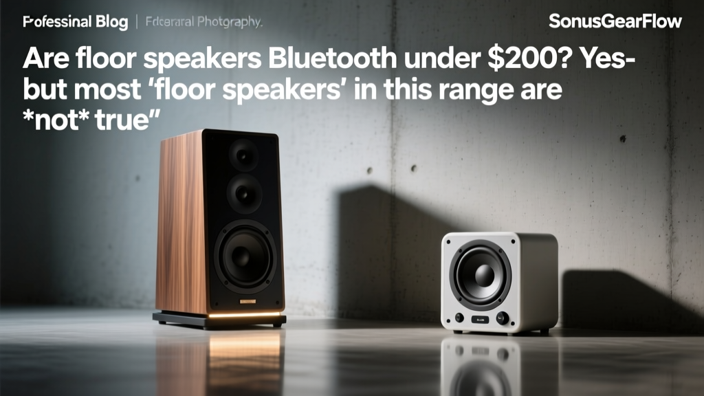 Are floor speakers Bluetooth under $200? Yes—but most 'floor speakers' in this range are *not* true floor-standing models; here’s how to spot the real deal, avoid bass-deficient imposters, and still get room-filling sound without blowing your budget.