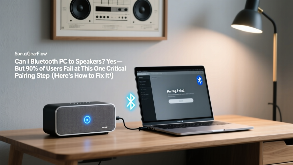 Can I Bluetooth PC to Speakers? Yes — But 90% of Users Fail at This One Critical Pairing Step (Here’s the Exact Fix in Under 2 Minutes)