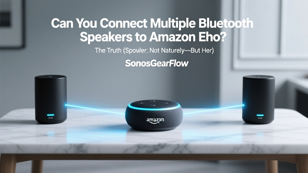 Can You Connect Multiple Bluetooth Speakers to Amazon Echo? The Truth (Spoiler: Not Natively—But Here’s Exactly How Pros Do It Without Lag, Dropouts, or $300 Adapters)