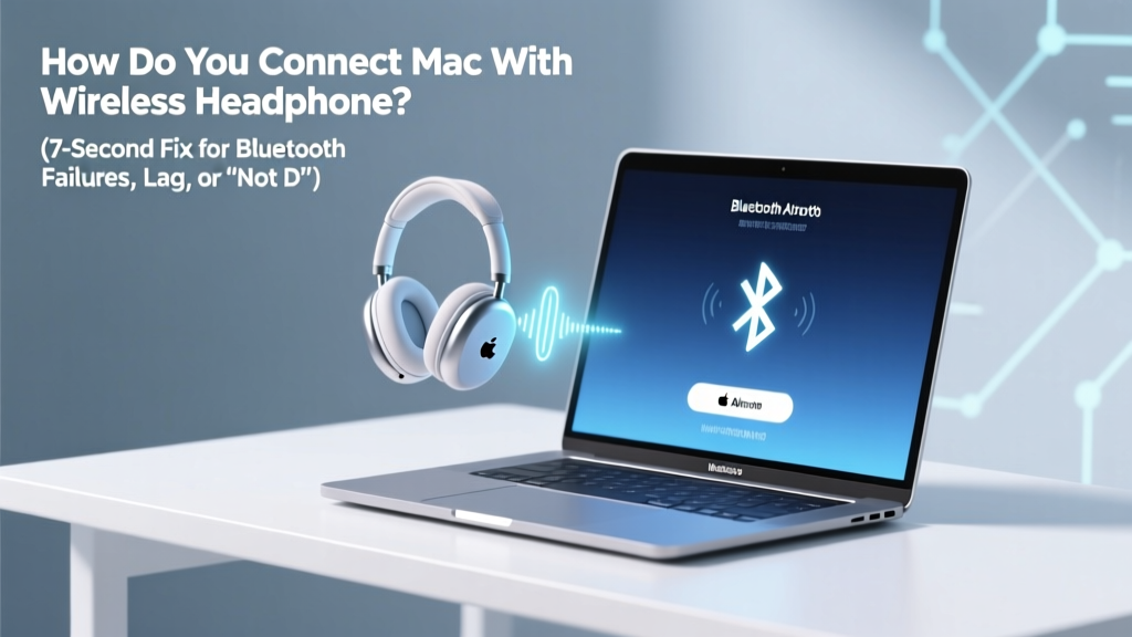 How Do You Connect Mac With Wireless Headphone? (7-Second Fix for Bluetooth Failures, Lag, or 'Not Discoverable' Errors — No Tech Degree Required)