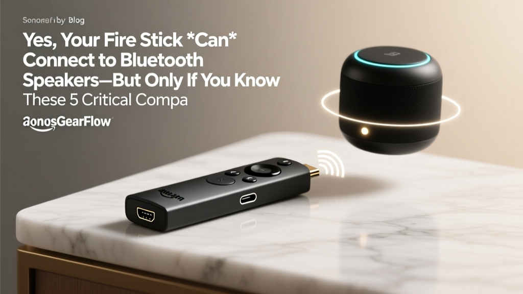 Yes, Your Fire Stick *Can* Connect to Bluetooth Speakers—But Only If You Know These 5 Critical Compatibility Rules (Most Users Miss #3)