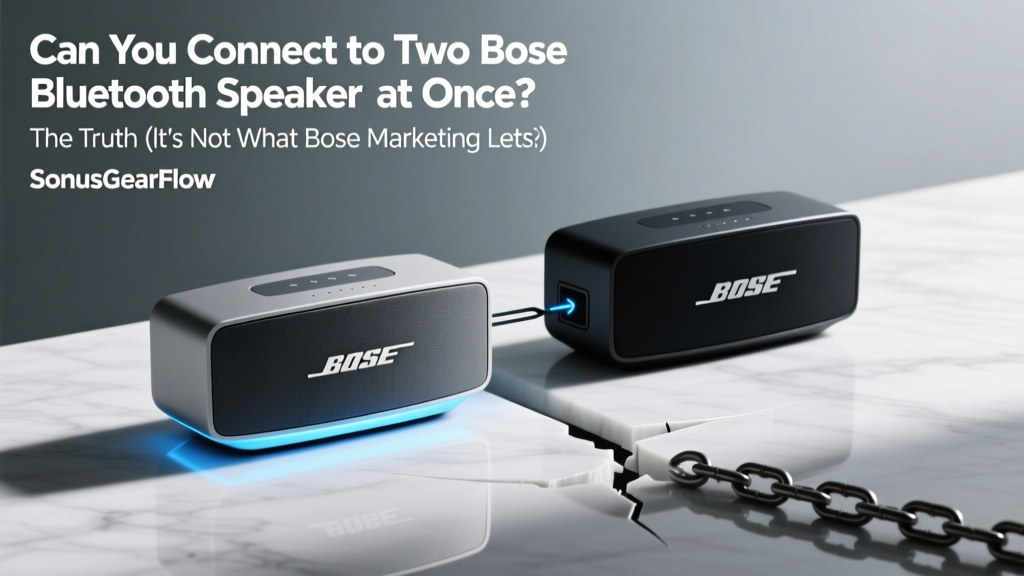 Can You Connect to Two Bose Bluetooth Speakers at Once? The Truth (It’s Not What Bose Marketing Lets On — and Here’s Exactly How to Make It Work Without Buying New Gear)