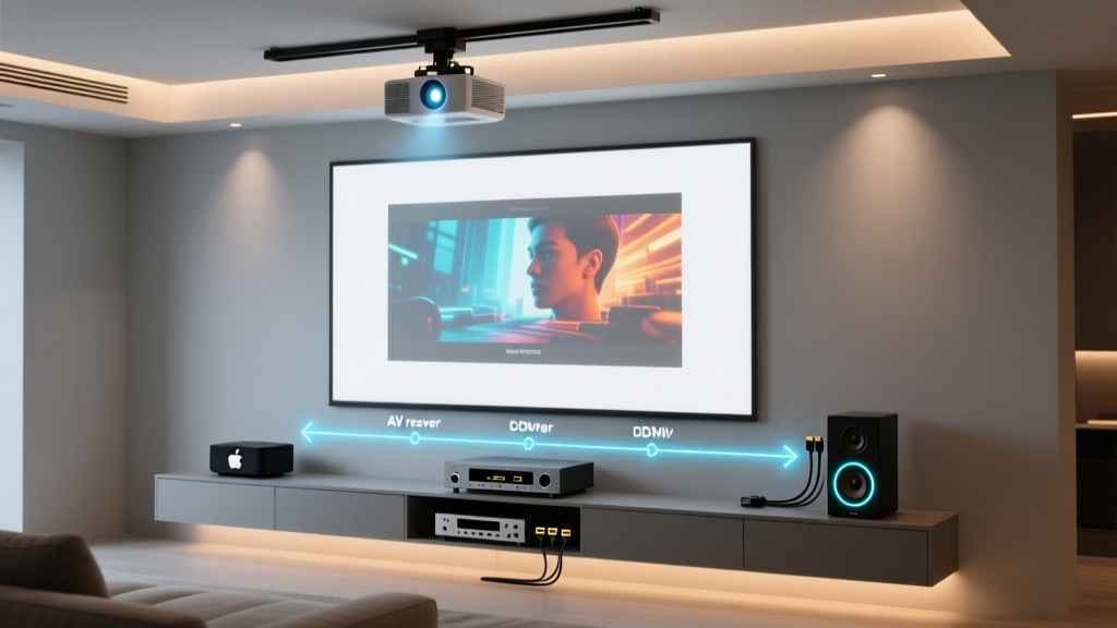 How to Connect Projector to Home Theater System: The 5-Step Signal Flow That Fixes HDMI Black Screens, Audio Dropouts, and Lip-Sync Hell (No Tech Degree Required)