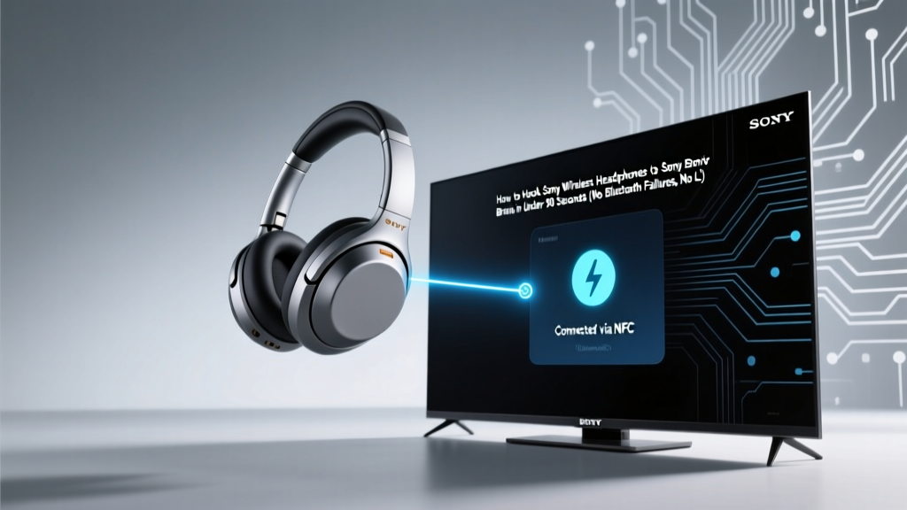 How to Hook Sony Wireless Headphones to Sony Bravia in Under 90 Seconds (No Bluetooth Failures, No Lag, No Manual Hunting — Just Verified Steps That Work on Every 2018–2024 Model)