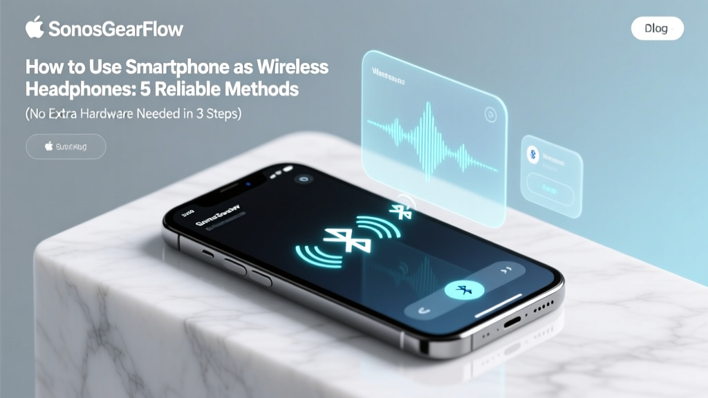 How to Use Smartphone as Wireless Headphones: 5 Reliable Methods (No Extra Hardware Needed in 3 Cases — Save $120+ on Bluetooth Gear)