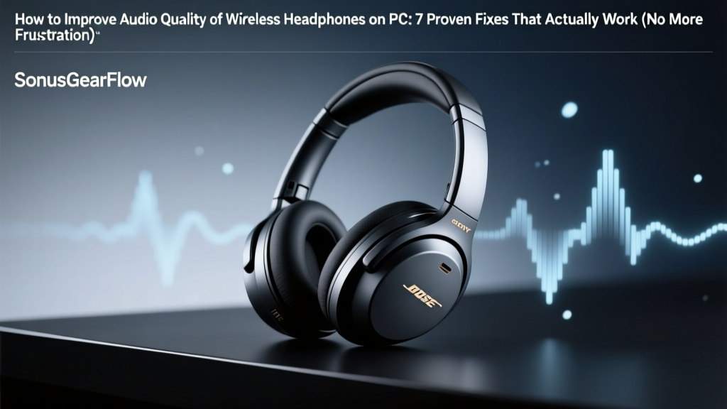 How to Improve Audio Quality of Wireless Headphones on PC: 7 Proven Fixes That Actually Work (No More Muffled Bass or Tinny Vocals)