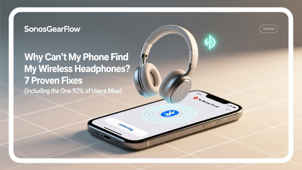 Why Can’t My Phone Find My Wireless Headphones? 7 Proven Fixes (Including the One 92% of Users Miss — It’s Not Your Phone’s Fault)