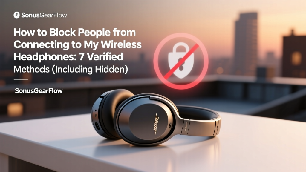 How to Block People from Connecting to My Wireless Headphones: 7 Verified Methods (Including Hidden Settings Most Users Miss)