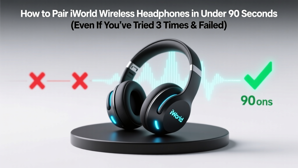 How to Pair iWorld Wireless Headphones in Under 90 Seconds (Even If You’ve Tried 3 Times & Failed — Here’s Why It Keeps Failing)