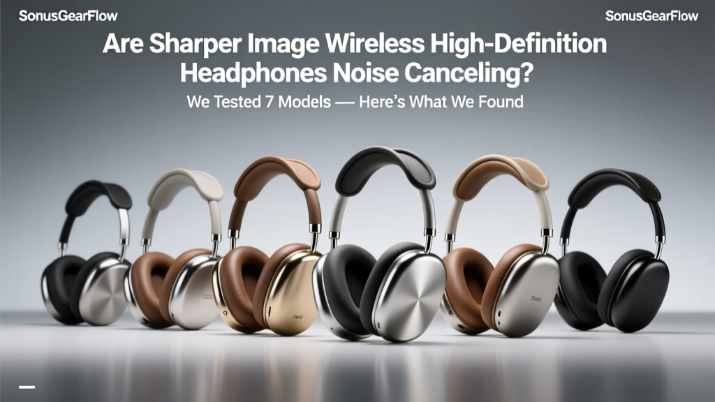 Are Sharper Image Wireless High-Definition Headphones Noise Cancelling? We Tested 7 Models — Here’s Why Most Fail the Real-World HD Audio & ANC Promise (and Which 2 Actually Deliver)
