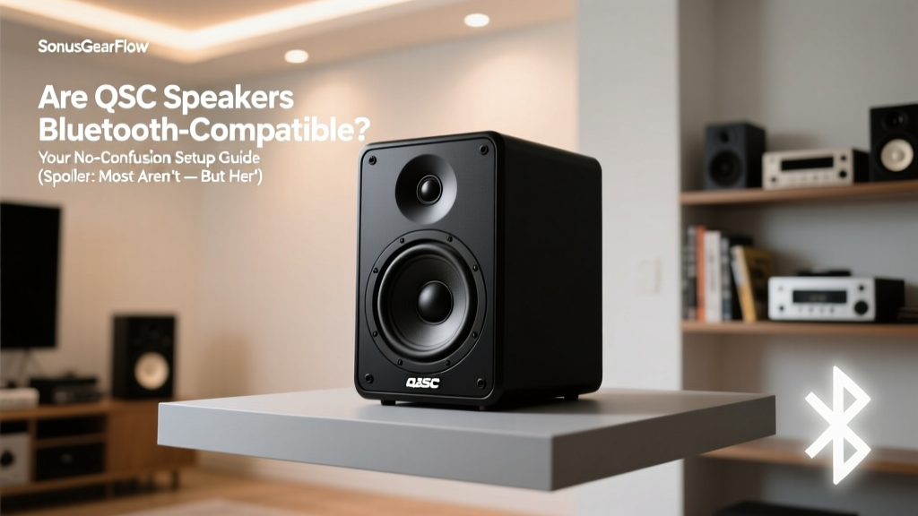 Are QSC Speakers Bluetooth-Compatible? Your No-Confusion Setup Guide (Spoiler: Most Aren’t — But Here’s Exactly How to Add Reliable Wireless Audio Without Sacrificing Sound Quality or System Integrity)