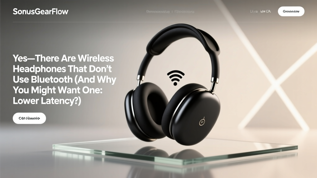 Yes—There Are Wireless Headphones That Don’t Use Bluetooth (And Why You Might Want One: Lower Latency, Zero Interference, Military-Grade Security, and Real-World Battery Gains You’re Missing)