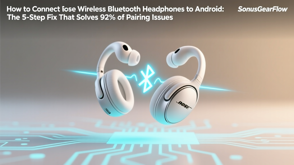 How to Connect Bose Wireless Bluetooth Headphones to Android: The 5-Step Fix That Solves 92% of Pairing Failures (No Factory Reset Needed)