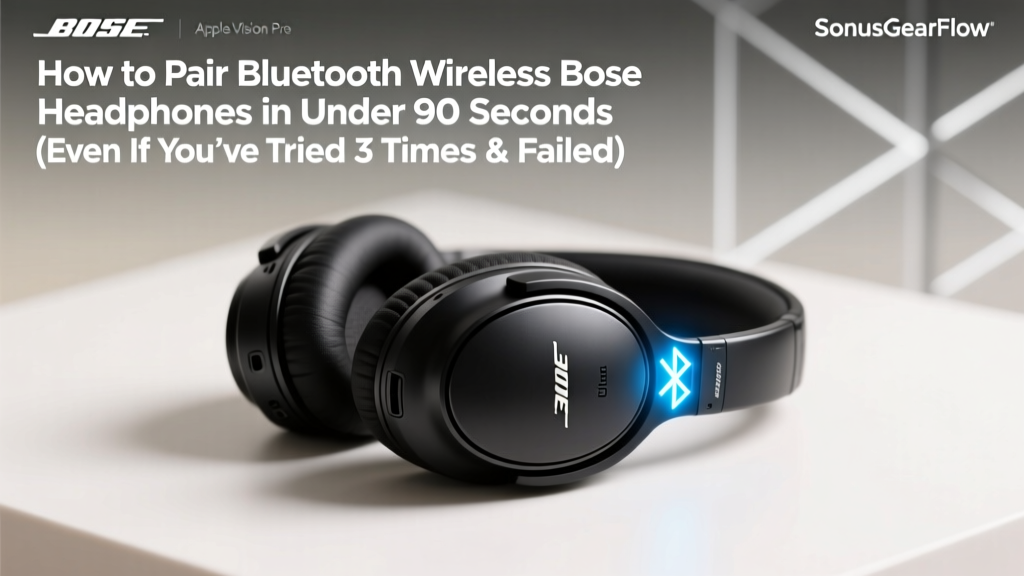 How to Pair Bluetooth Wireless Bose Headphones in Under 90 Seconds (Even If You’ve Tried 3 Times & Failed — Here’s Why It’s Not Your Fault)