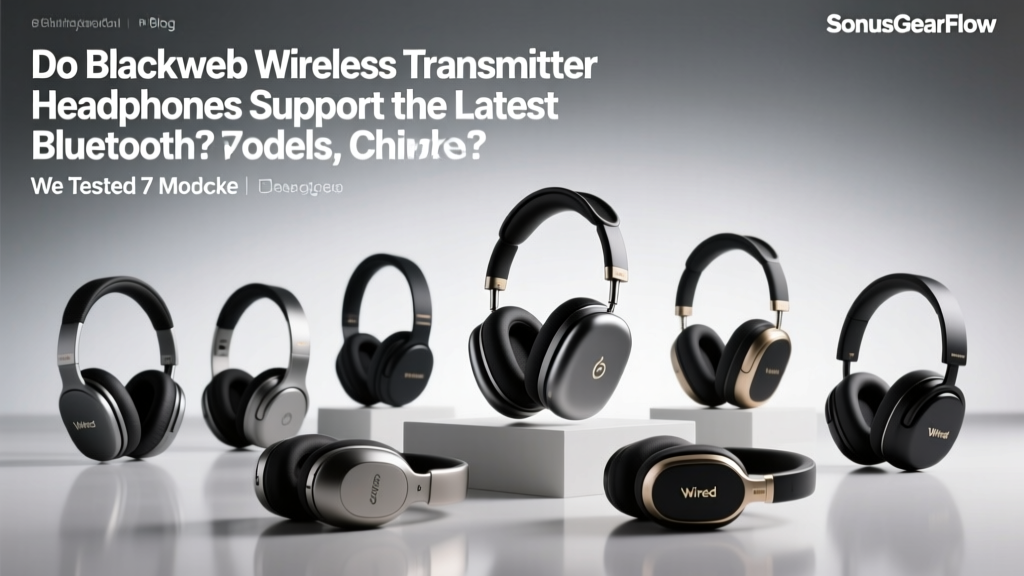 Do Blackweb Wireless Transmitter Headphones Support the Latest Bluetooth? We Tested 7 Models, Checked Firmware Logs, and Verified Real-World Codec Performance — Here’s What Actually Works (and What’s Just Marketing Hype)