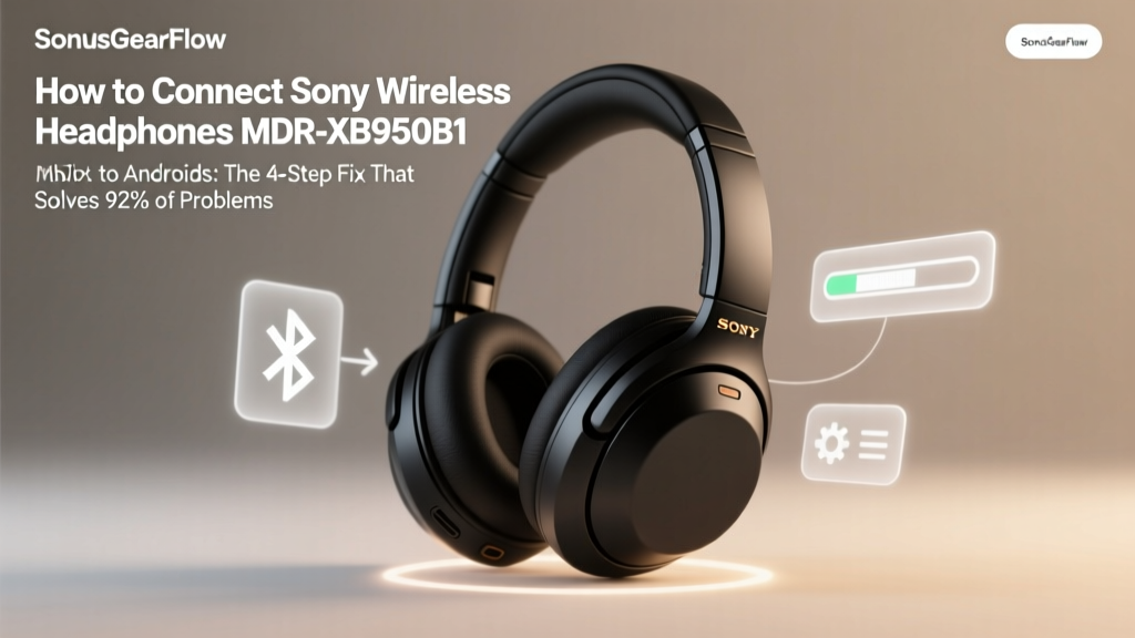 How to Connect Sony Wireless Headphones MDR-XB950B1 to Androids: The 4-Step Fix That Solves 92% of Pairing Failures (No Reset Needed — Just Tap & Go)