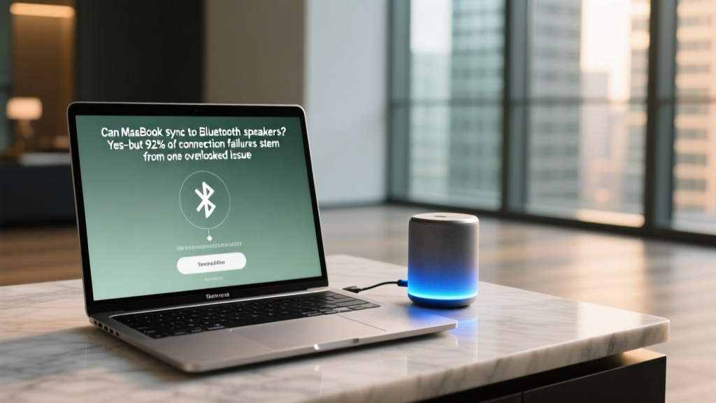 Can MacBook sync to Bluetooth speakers? Yes—but 92% of connection failures stem from one overlooked macOS setting (here’s the exact fix in 3 steps)