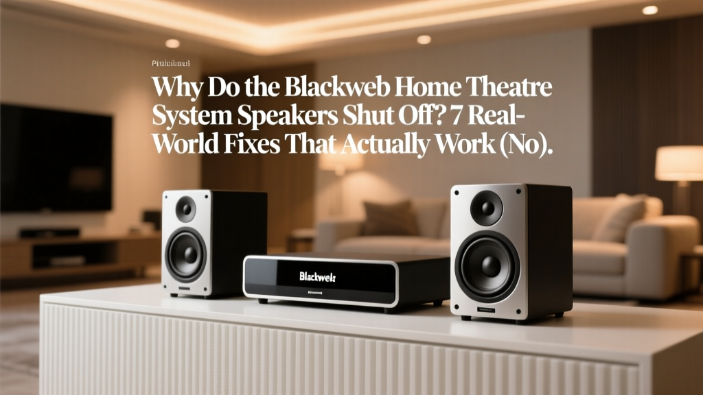 Why Do the Blackweb Home Theater System Speakers Shut Off? 7 Real-World Fixes That Actually Work (No Tech Degree Required)