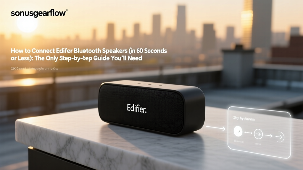 How to Connect Edifier Bluetooth Speakers (in 60 Seconds or Less): The Only Step-by-Step Guide You’ll Ever Need — No Pairing Failures, No Hidden Settings, No Restart Loops