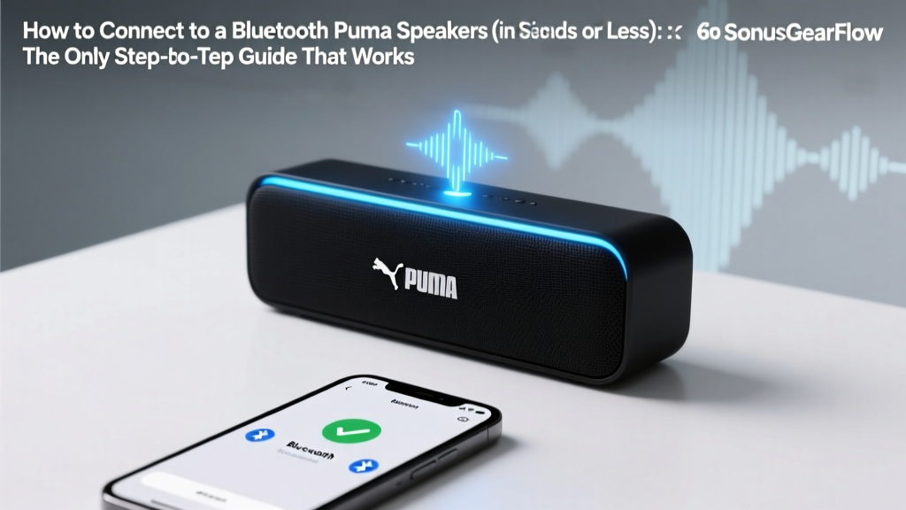 How to Connect to a Bluetooth Puma Speakers (in 60 Seconds or Less): The Only Step-by-Step Guide That Actually Works — Even If You’ve Tried 3 Times and Got ‘No Device Found’