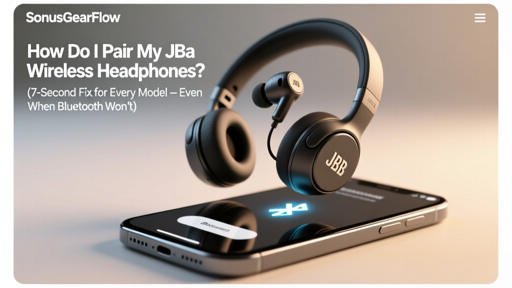 How Do I Pair My JLab Wireless Headphones? (7-Second Fix for Every Model — Even When Bluetooth Won’t Connect or Keeps Dropping)