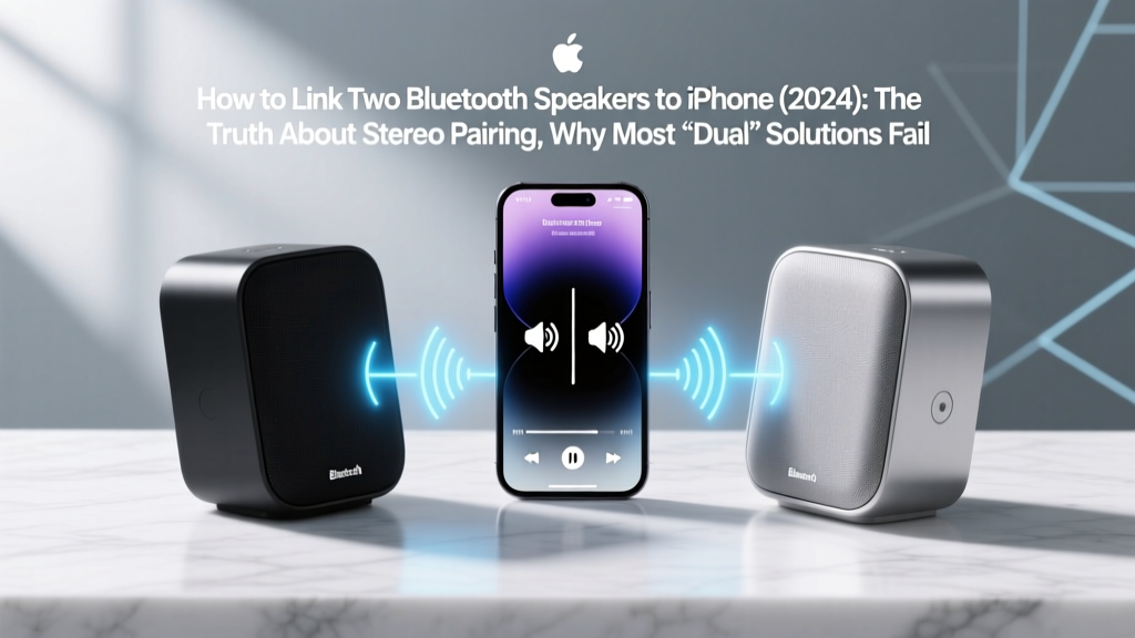 How to Link Two Bluetooth Speakers to iPhone (2024): The Truth About Stereo Pairing, Why Most ‘Dual Speaker’ Apps Fail, and the Only 3 Methods That Actually Work Without Lag or Dropouts