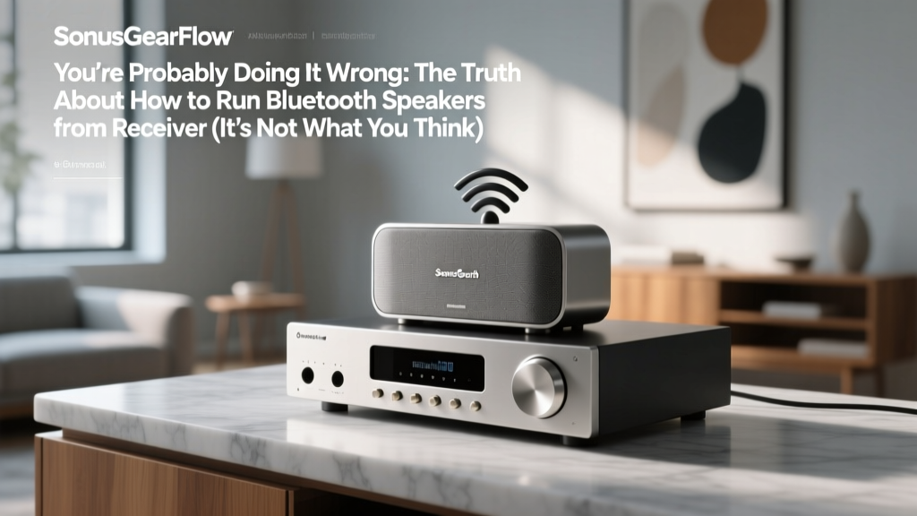 You’re Probably Doing It Wrong: The Truth About How to Run Bluetooth Speakers from Receiver (It’s Not Plug-and-Play — Here’s the Right Way to Avoid Audio Dropouts, Latency, and Signal Loss)