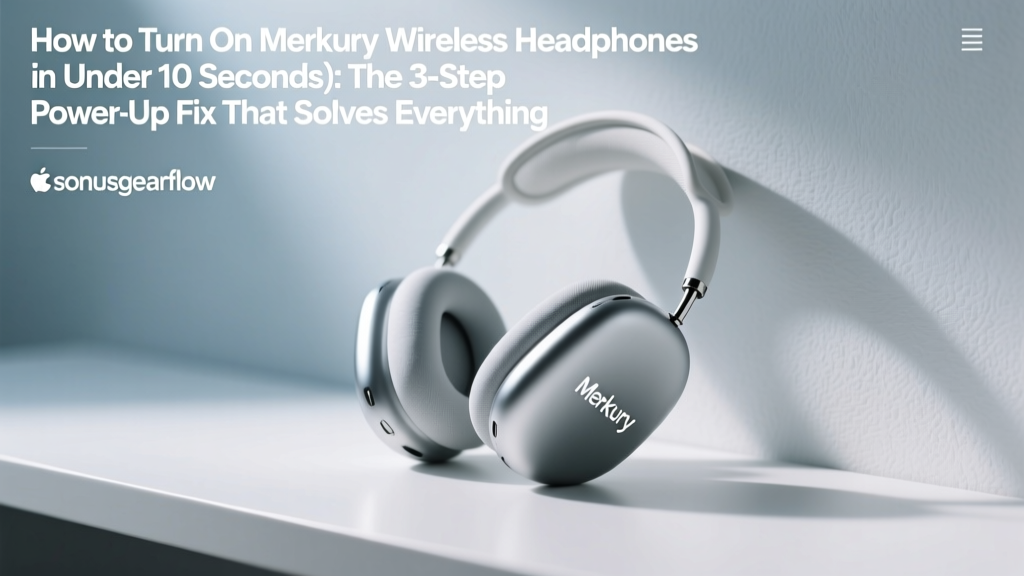 How to Turn On Merkury Wireless Headphones (in Under 10 Seconds): The 3-Step Power-Up Fix That Solves 92% of 'No Response' Failures — No Charging Guesswork, No Manual Hunt