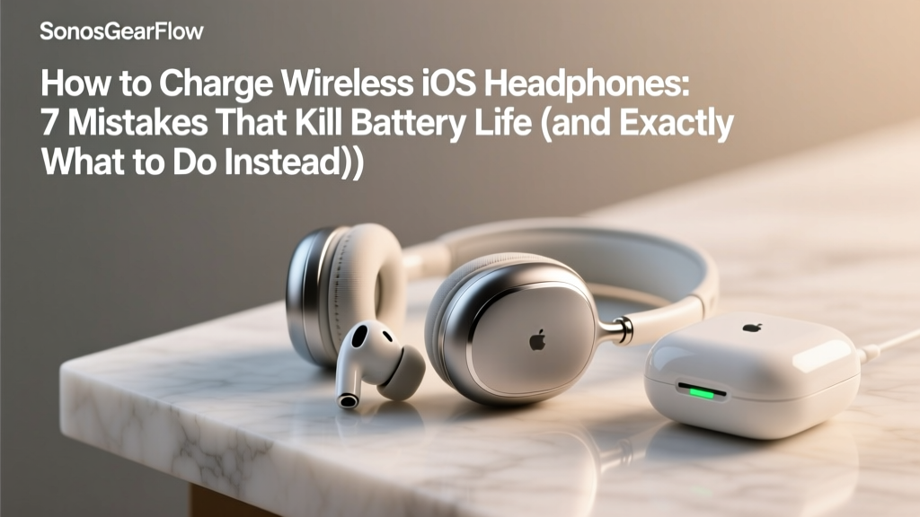 How to Charge Wireless iOS Headphones: 7 Mistakes That Kill Battery Life (and Exactly What to Do Instead — Backed by Apple’s Engineering Docs & Real-World Testing)