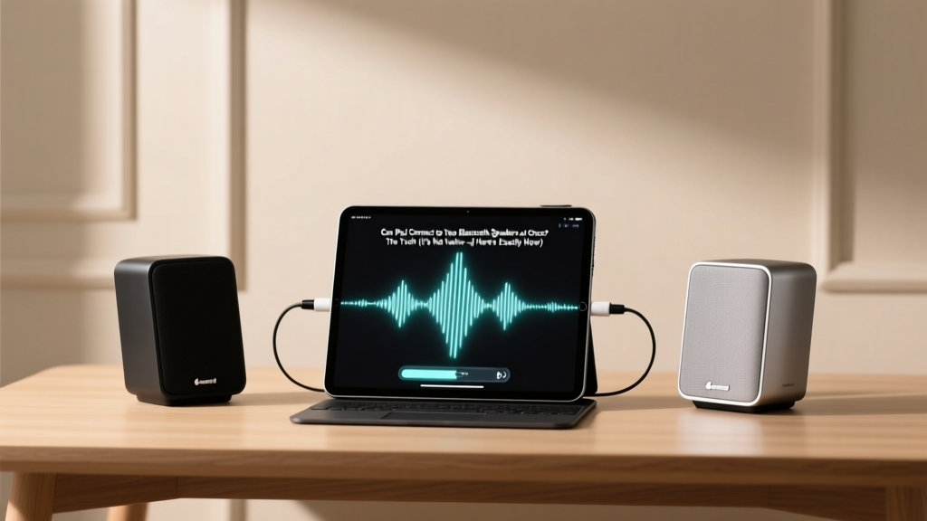 Can iPad Connect to Two Bluetooth Speakers at Once? The Truth (It’s Not Native—but Here’s Exactly How to Make It Work Reliably in 2024)