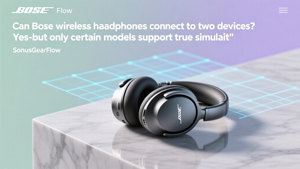 Can Bose wireless headphones connect to two devices? Yes—but only certain models support true simultaneous connection, and most users unknowingly misconfigure them, causing dropouts, lag, or one device going silent—here’s exactly which models work, how to set them up correctly, and why your QC45 won’t do it (but your QuietComfort Ultra will).