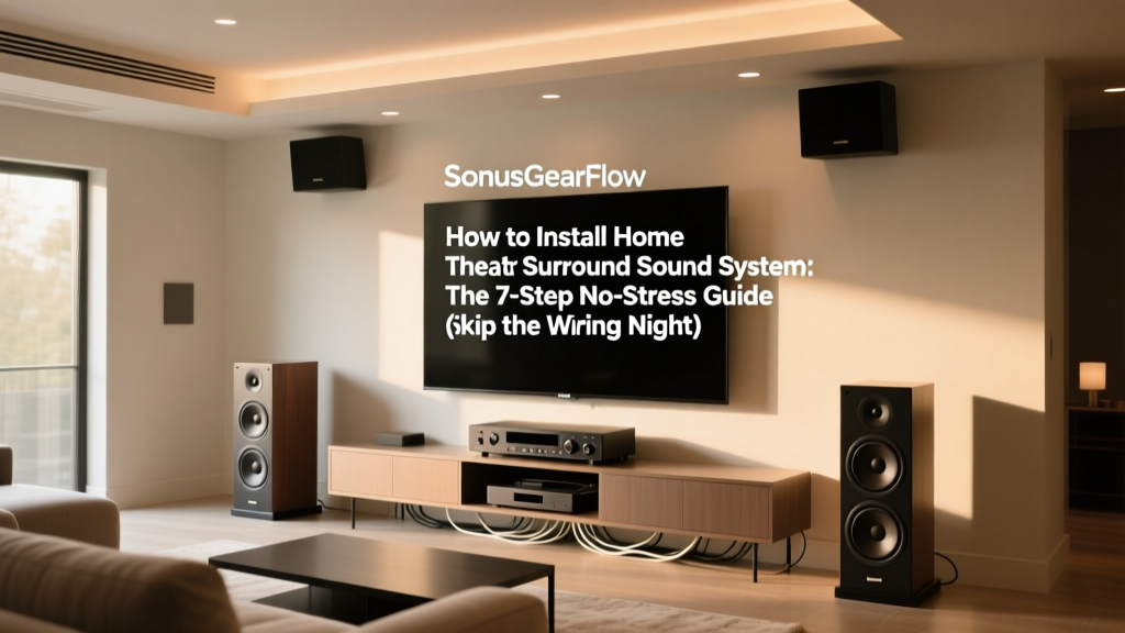How to Install Home Theater Surround Sound System: The 7-Step No-Stress Guide (Skip the Wiring Nightmares & Get Cinematic Sound in Under 4 Hours)