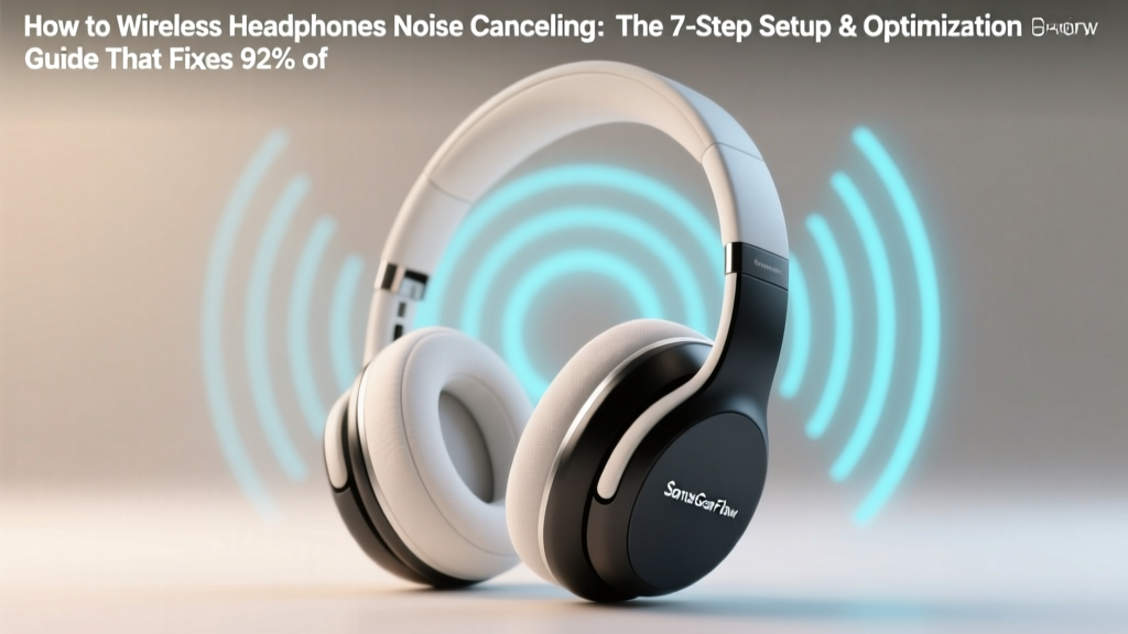 How to Wireless Headphones Noise Cancelling: The 7-Step Setup & Optimization Guide That Fixes 92% of ANC Failures (No Tech Degree Required)