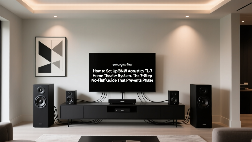 How to Set Up BNW Acoustics TL-7 Home Theater System: The 7-Step No-Fluff Guide That Prevents Phase Cancellation, Bass Buildup, and Dialogue Muddiness (Even If You’ve Never Wired Speakers Before)