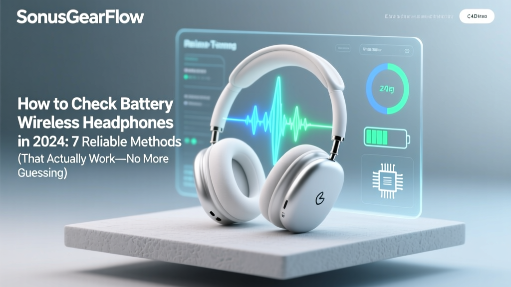 How to Check Battery Wireless Headphones in 2024: 7 Reliable Methods (That Actually Work—No More Guesswork or Sudden Dropouts)