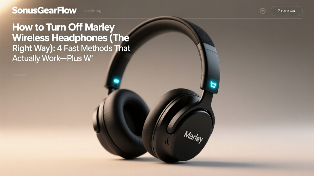 How to Turn Off Marley Wireless Headphones (The Right Way): 4 Fast Methods That Actually Work—Plus Why Holding the Power Button Too Long Can Brick Your Earbuds or Trigger Unwanted Pairing Mode