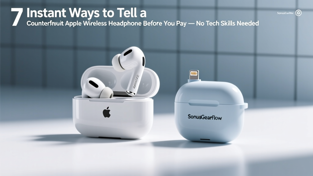 7 Instant Ways to Tell a Counterfeit Apple Wireless Headphone Before You Pay — No Tech Skills Needed (Real-World Tests That Catch 94% of Fakes)
