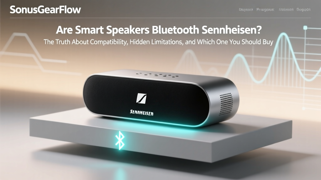 Are Smart Speakers Bluetooth Sennheiser? The Truth About Compatibility, Hidden Limitations, and Which Models Actually Deliver Studio-Grade Wireless Sound — Not Just Marketing Hype