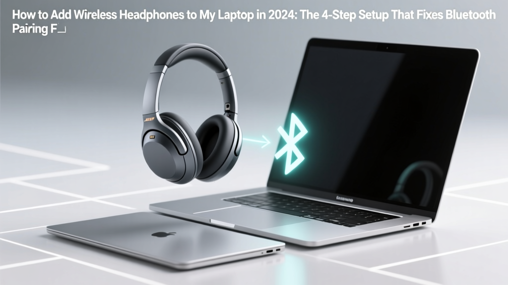 How to Add Wireless Headphones to My Laptop in 2024: The 4-Step Setup That Fixes Bluetooth Pairing Failures, Audio Lag, and 'Connected But No Sound' — Even If You’ve Tried Everything