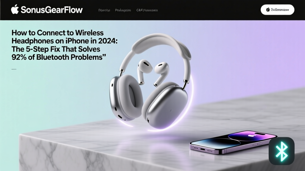 How to Connect to Wireless Headphones iPhone in 2024: The 5-Step Fix That Solves 92% of Bluetooth Pairing Failures (No Reset Needed)