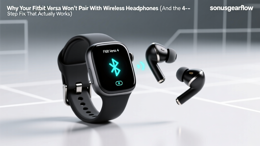 Why Your Fitbit Versa Won’t Pair With Wireless Headphones (And the 4-Step Fix That Actually Works — No Factory Reset Needed)